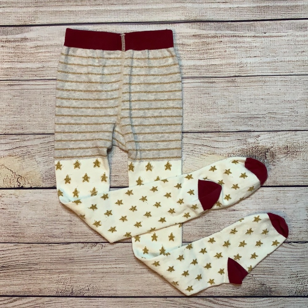 Matilda Jane Girls Let it Snow Tights Size 4-6
